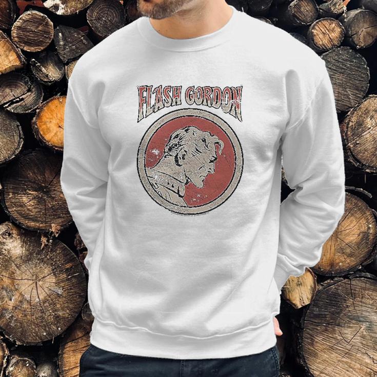 Flash Gordon Classic Comics Hero Flash In A Circle Sweatshirt Gifts for Him