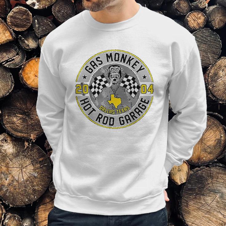 Gas Monkey Garage Racer Style Badge Sweatshirt Gifts for Him