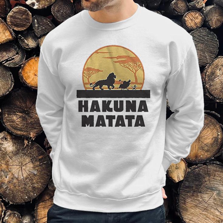 Hakuna Matata Africa Simba Mufasa Sweatshirt Gifts for Him