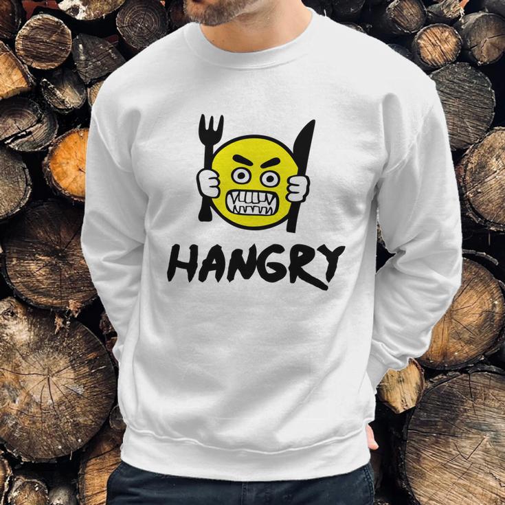 Hangry Emoji Sweatshirt Gifts for Him