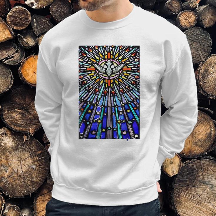 Holy Spirit Descending Like A Dove Sweatshirt Gifts for Him