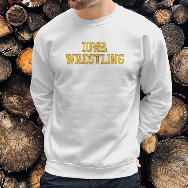 Iowa Hawkeyes Block Iowa Wrestling Sweatshirt Gifts for Him