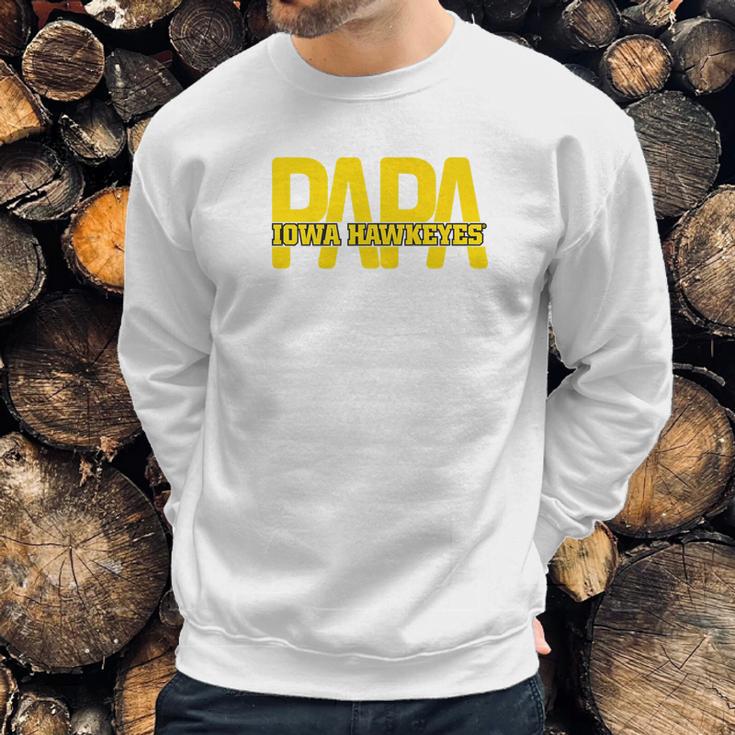 Iowa Hawkeyes Papa Hawkeyes Apparel Sweatshirt Gifts for Him