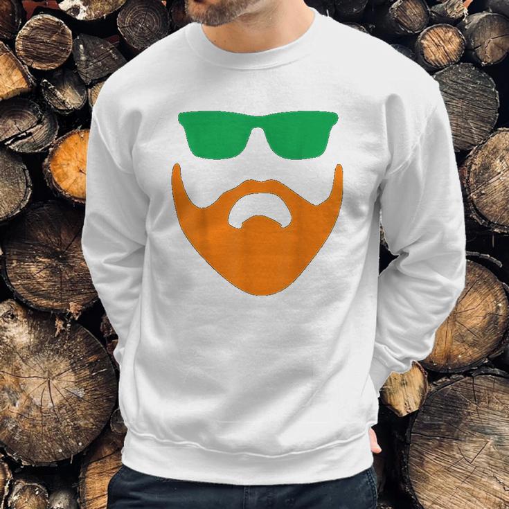 Irish Beard Ireland St Pattys Ginger Redhead Celtic Gaelic Sweatshirt Gifts for Him