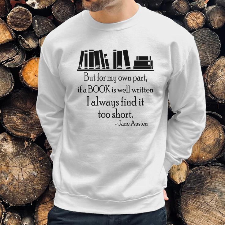 Jane Austen Book Sweatshirt Gifts for Him