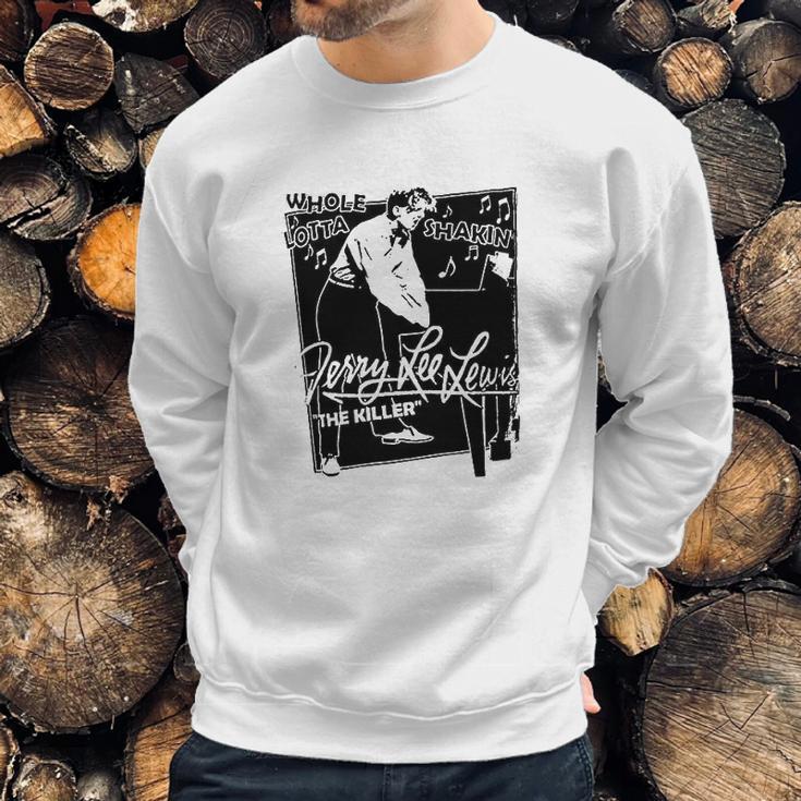 Jerry Lee Lewis Art Sweatshirt Gifts for Him