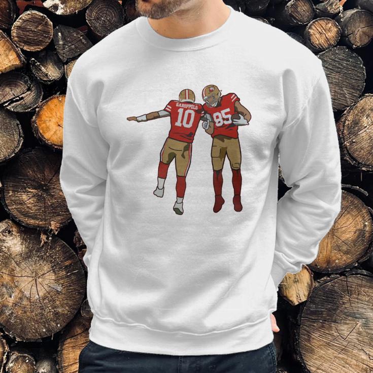 Jimmy Garoppolo X George Kittle San Francisco 49Ers T-Shirt Sweatshirt Gifts for Him