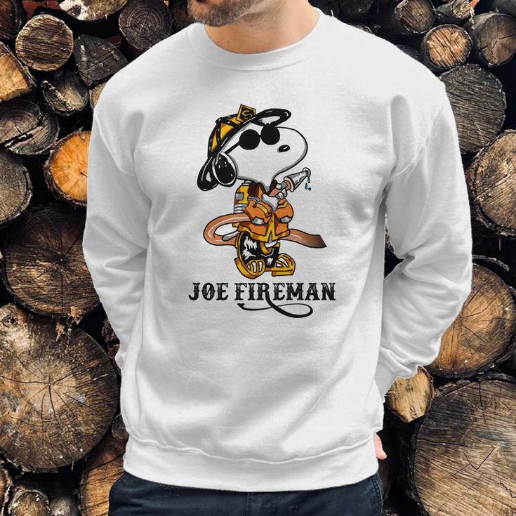 Joe Fireman Snoopy Sweatshirt Gifts for Him