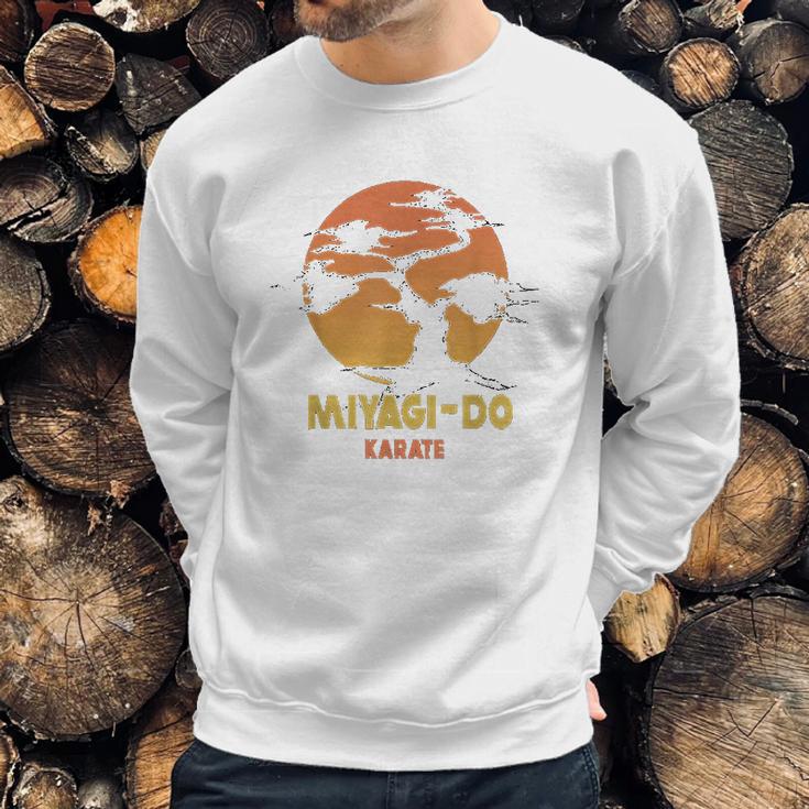 Karate Kid Miyagi Do Banzai Tree Sunset Logo Sweatshirt Gifts for Him