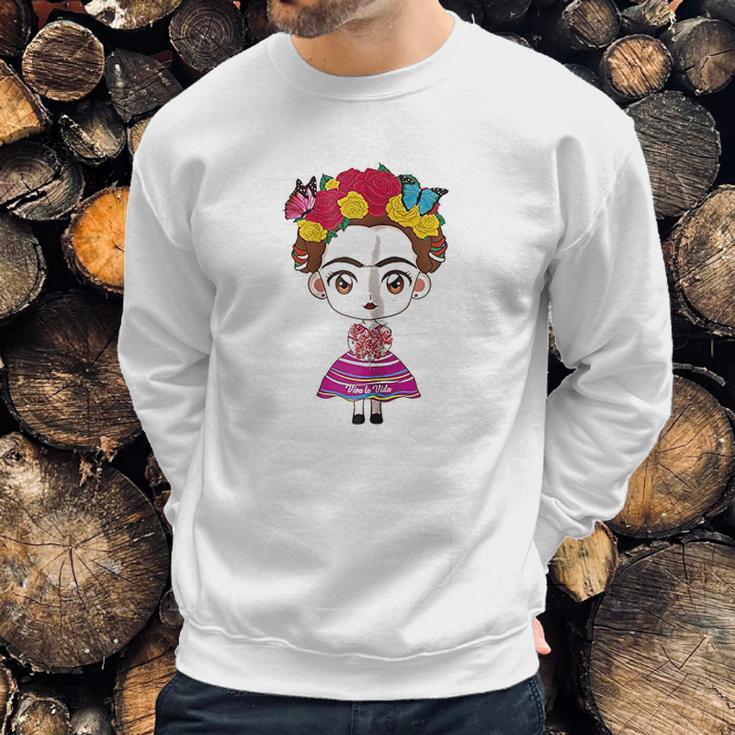 I Love Mexico Viva Mexico Mexican Frida Sweatshirt Gifts for Him