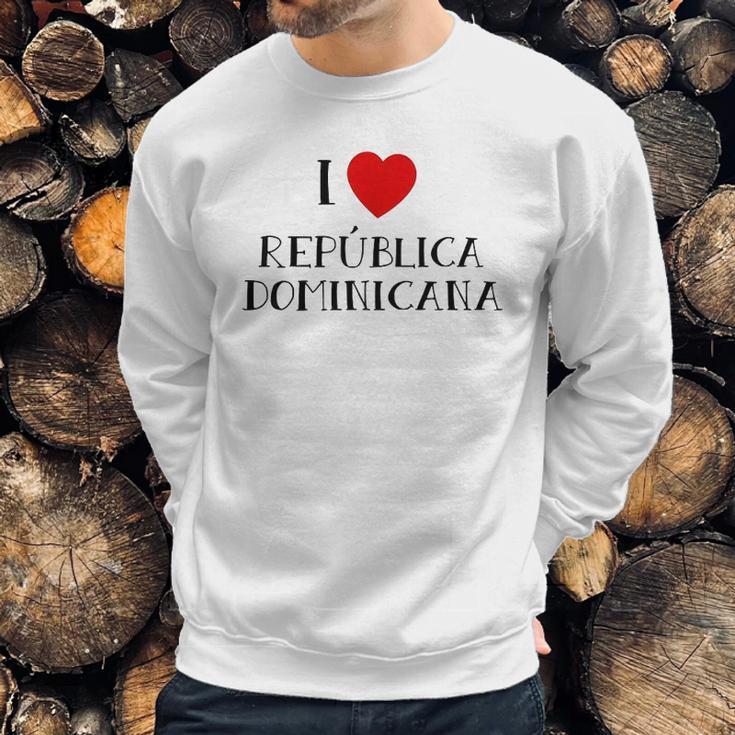 I Love Republica Dominicana Dominican Republic Sweatshirt Gifts for Him