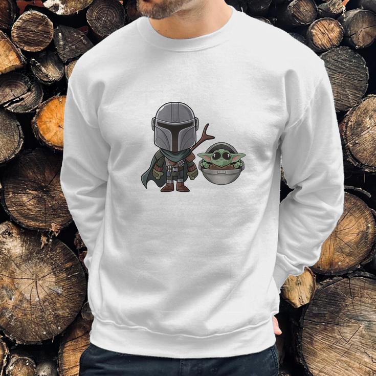 Mandalorian Cute Chibi Sweatshirt Gifts for Him