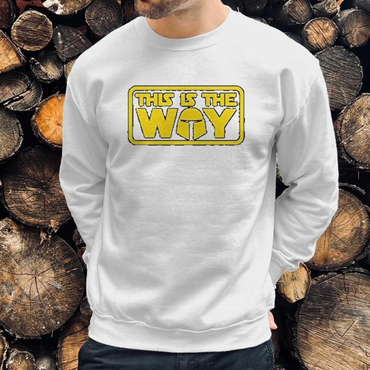 The Mandalorian This Is The Way Retro Sweatshirt Gifts for Him