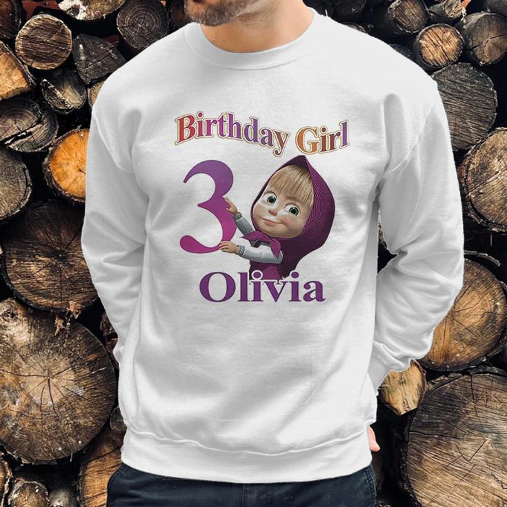 Masha And Bear Birthday Masha And Bear Family Birthday Masha Birthday Masha Party Masha And Bear Party Sweatshirt Gifts for Him