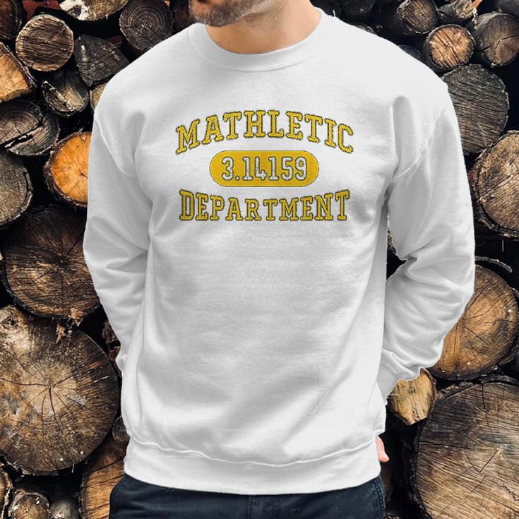 Mathletic Department 3 14159 Funny Pi Symbol Pie Day Sweatshirt Gifts for Him