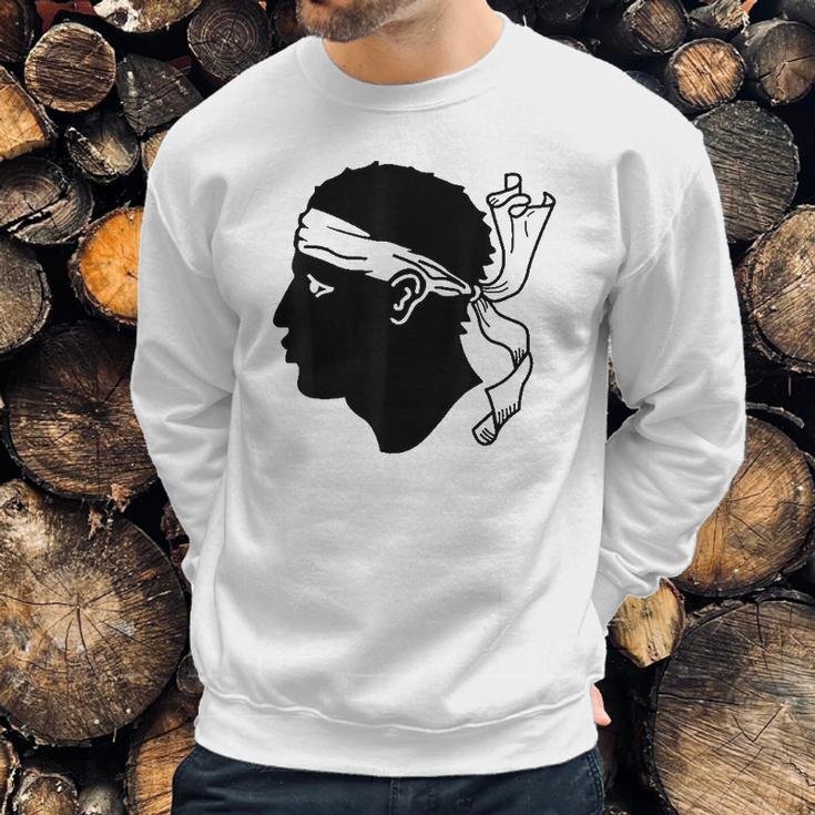 Maure Moors Head Sardinia Corsica Graphic Sweatshirt Gifts for Him