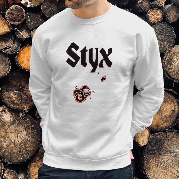 Men Styx Logo Custom Retro Royalblue Sweatshirt Gifts for Him