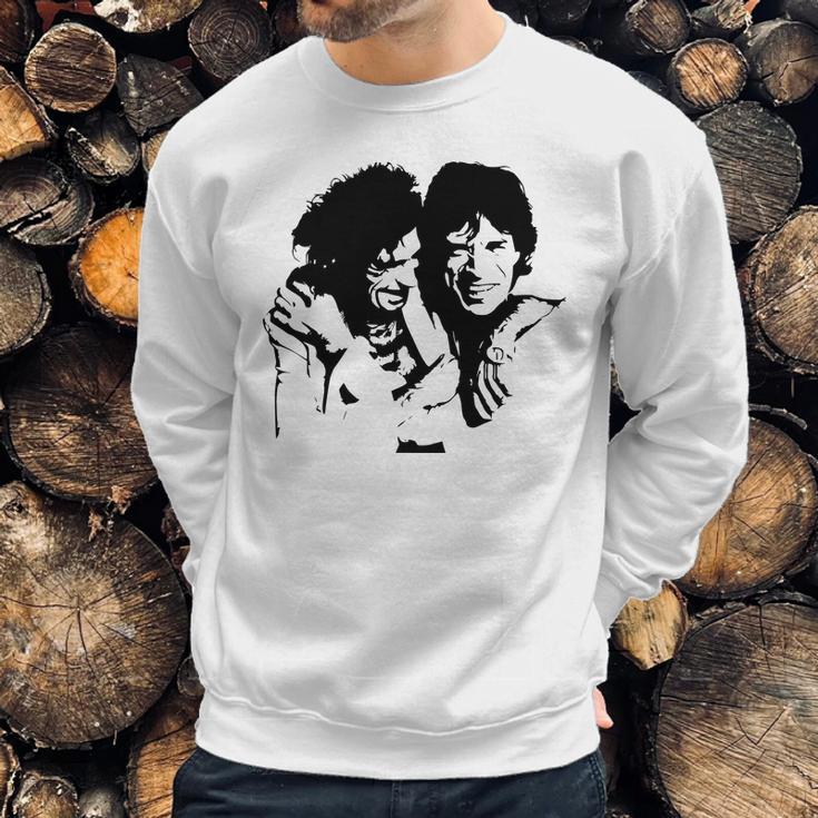 Mick Jagger And Keith Richards Sweatshirt Gifts for Him