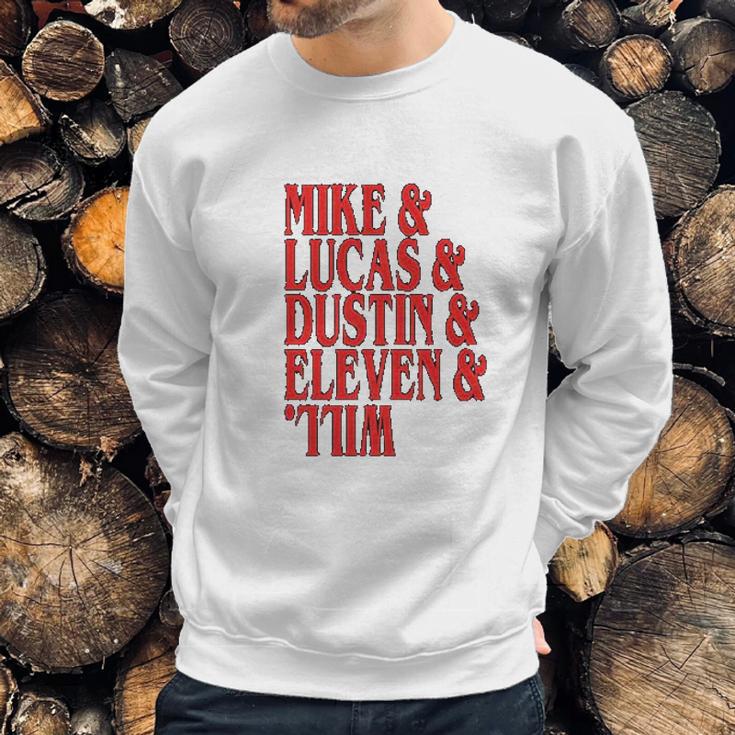 Motivated Culture Mike Lucas Dustin Eleven Will Sweatshirt Gifts for Him