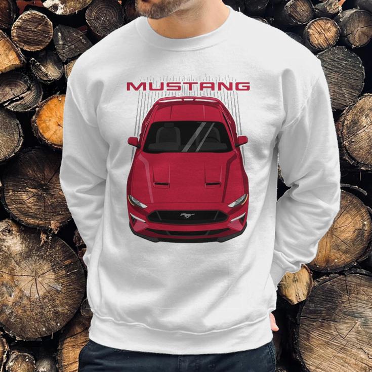 Mustang Gt 2018 To 2019 Ruby Red Sweatshirt Gifts for Him