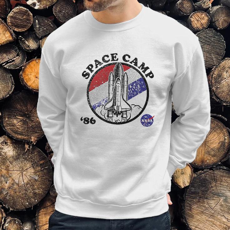 Nasa Space Camp Red White And Blue 86 Badge Sweatshirt Gifts for Him