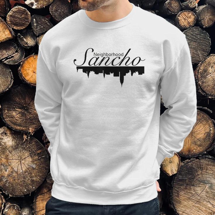 Neighborhood Sancho Skyline Sweatshirt Gifts for Him