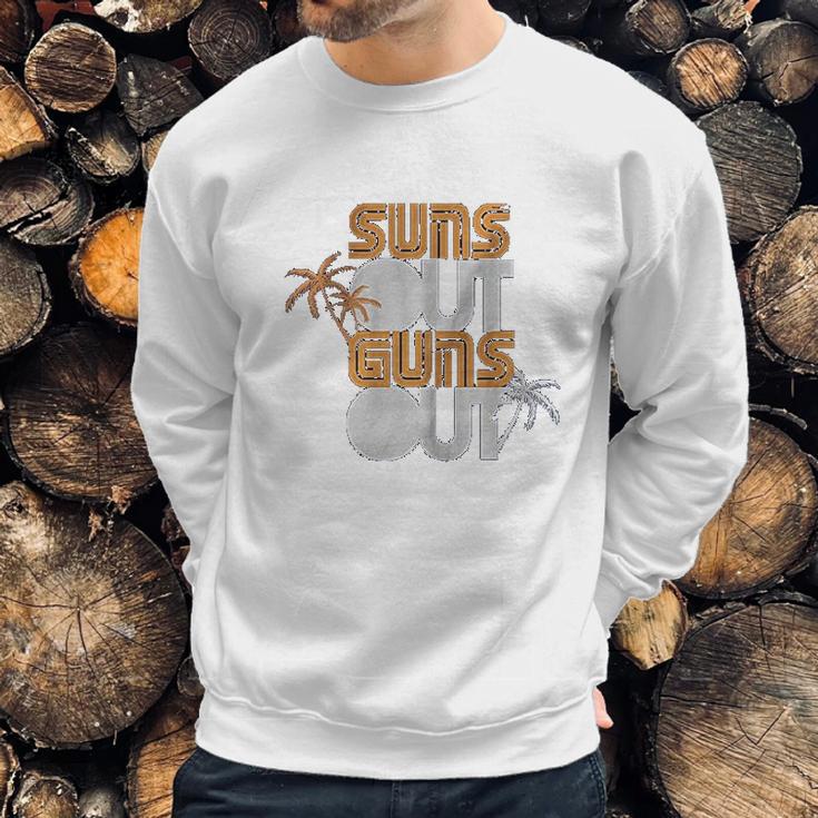 Palm Trees Suns Out Sweatshirt Gifts for Him