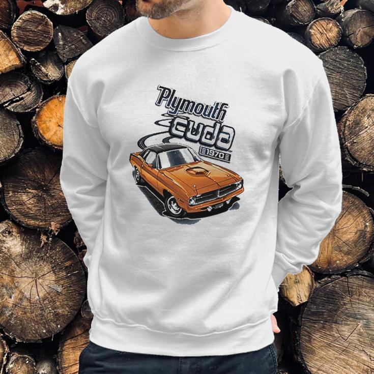 Plymouth Cuda 1970 Vintage Classic American Made Sweatshirt Gifts for Him