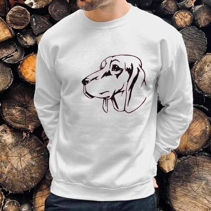 Redbone Coonhound Head Sweatshirt Gifts for Him