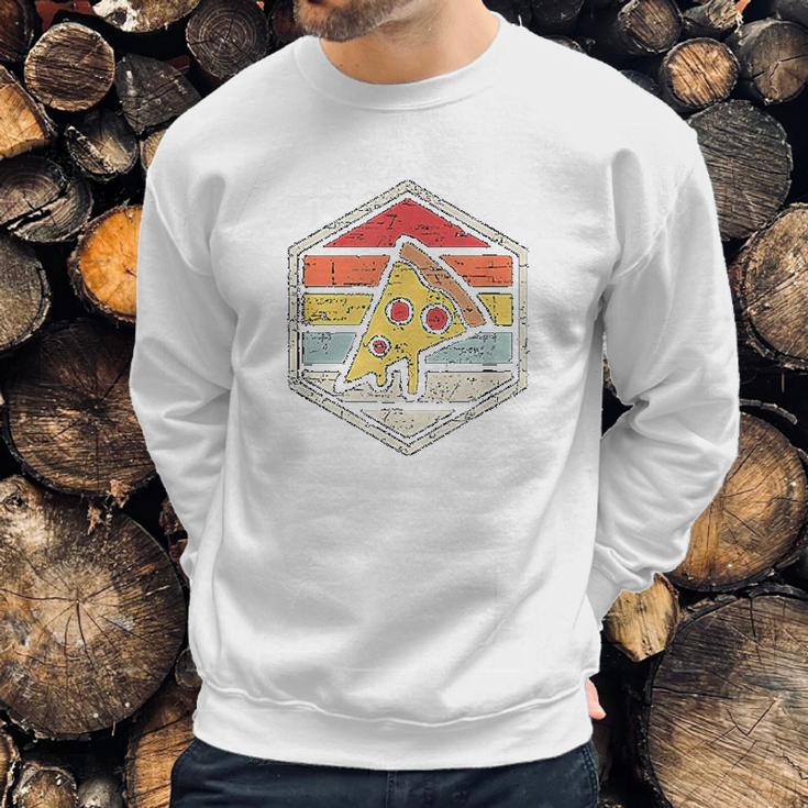 Retro Pizza Junk Food Sweatshirt Gifts for Him