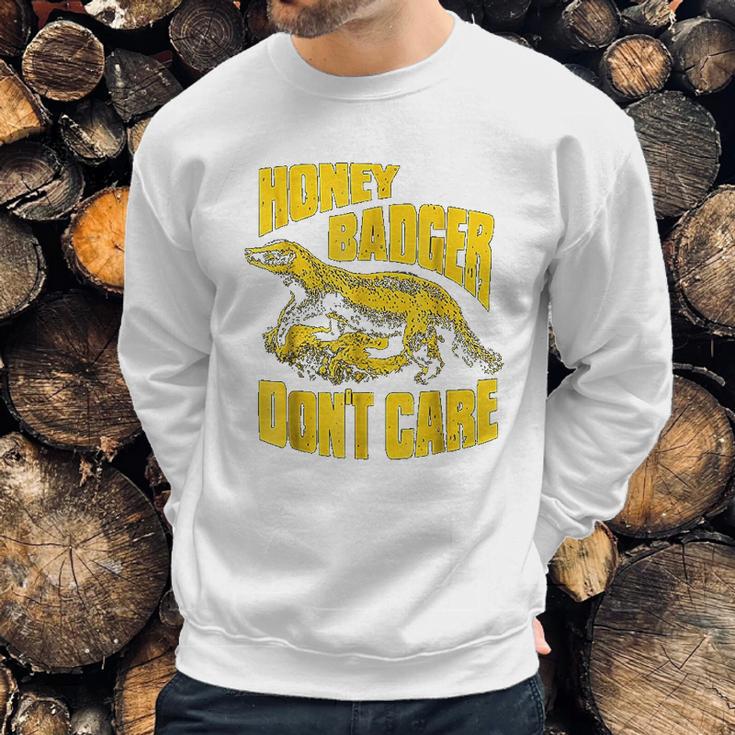 Ripple Junction Honey Badger Dont Care Illustration Sweatshirt Gifts for Him