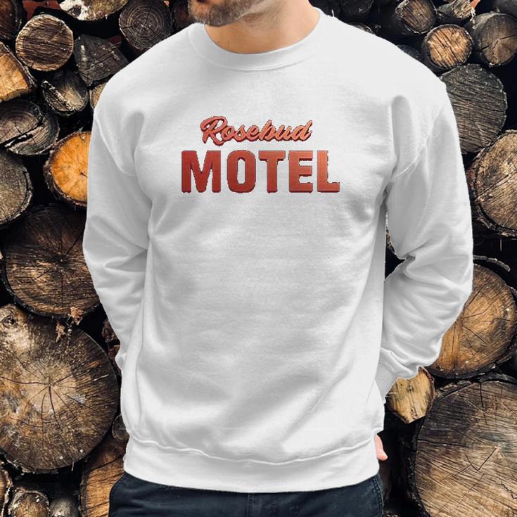 Rosebud Motel Retro Funny Rose Family Sweatshirt Gifts for Him