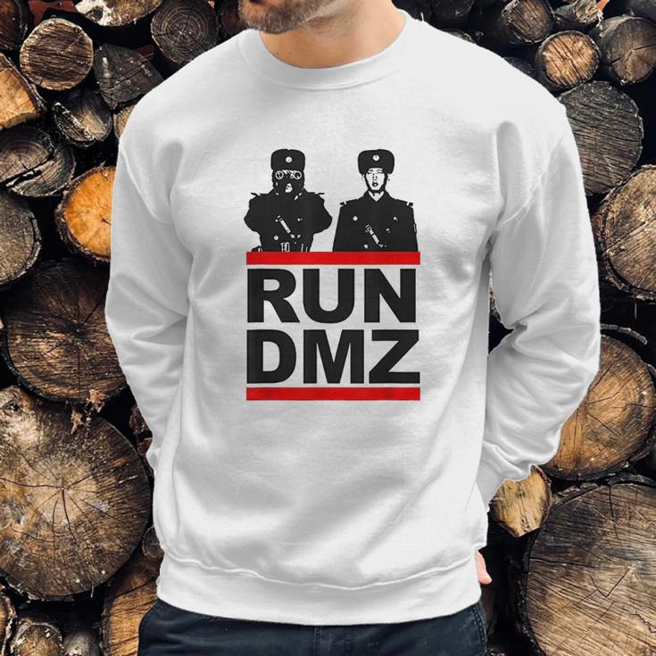 Run Dmz Funny Communist North Korea Sweatshirt Gifts for Him