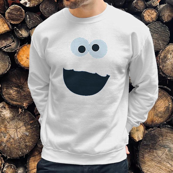 Sesame Street Cookie Monster Face Sweatshirt Gifts for Him