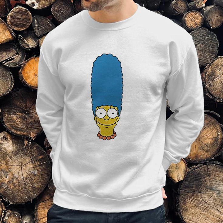 The Simpsons Marge Face Sweatshirt Gifts for Him