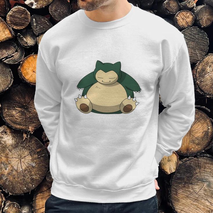 Sleeping In Snorlax Sweatshirt Gifts for Him