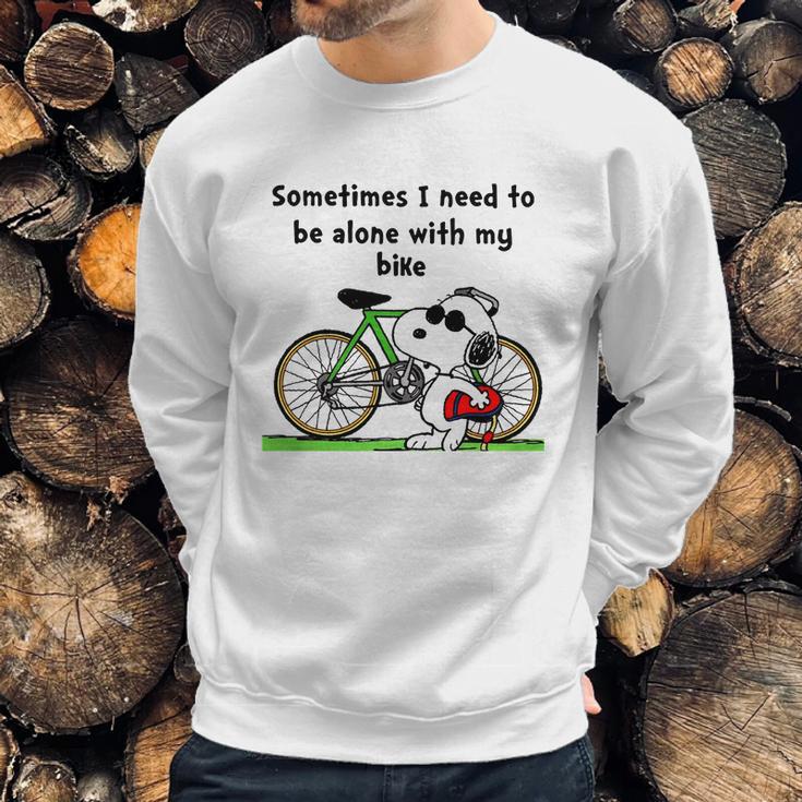 Snoopy Bike Sweatshirt Gifts for Him