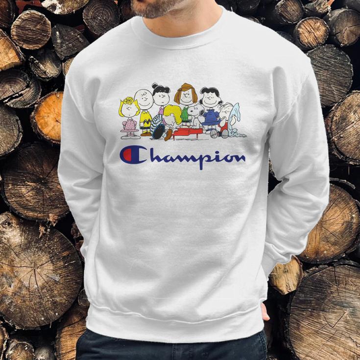 Snoopy And Friends Champion Peanuts Sweatshirt Gifts for Him