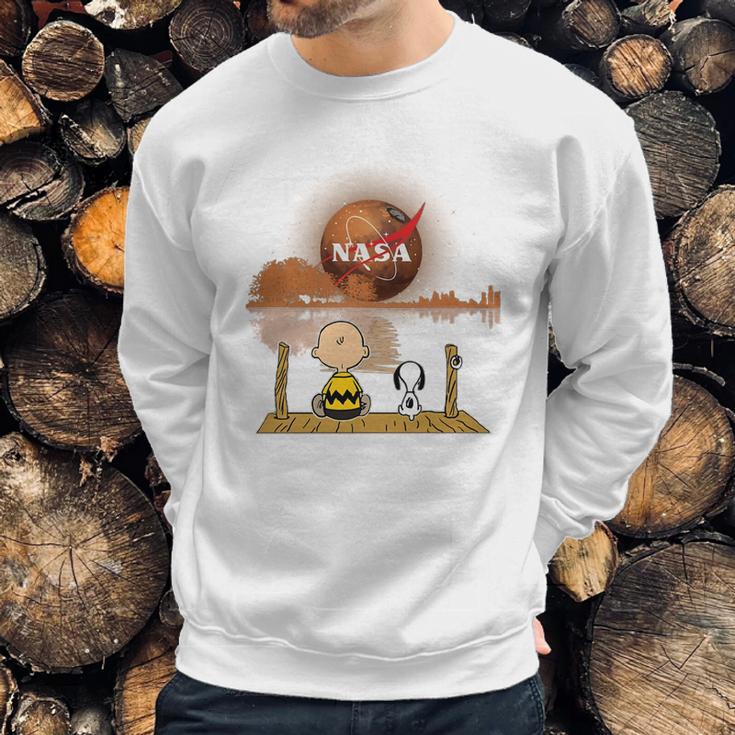 Snoopy What Are You Looking For Nasa Sweatshirt Gifts for Him