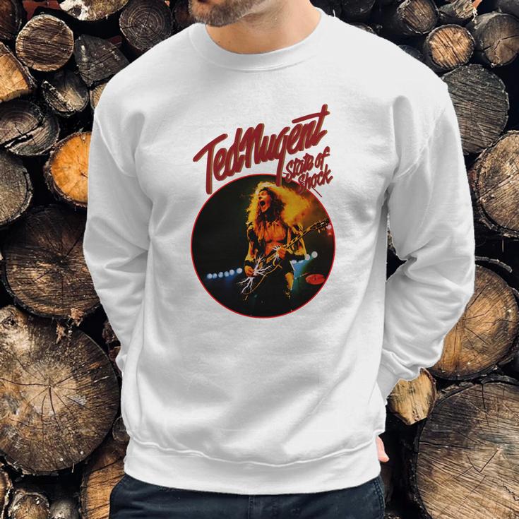 Ted Nugent State Of Shock Art Sweatshirt Gifts for Him