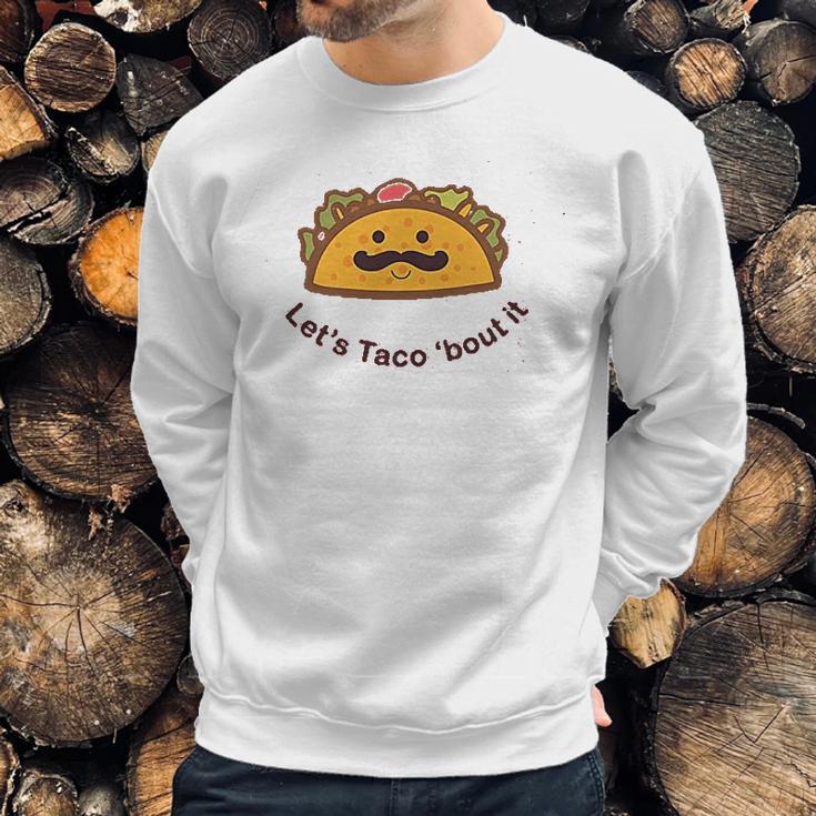 Trunk Candy Lets Taco Bout It Kids Tri Blend Sweatshirt Gifts for Him