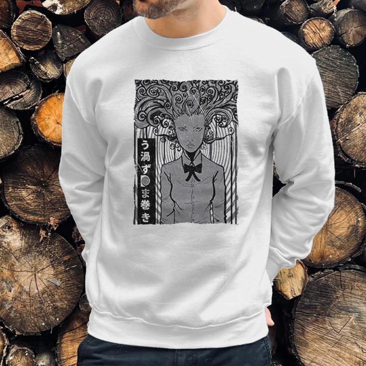 Uzumaki Spiral Cult Junji Ito Horror Sweatshirt Gifts for Him