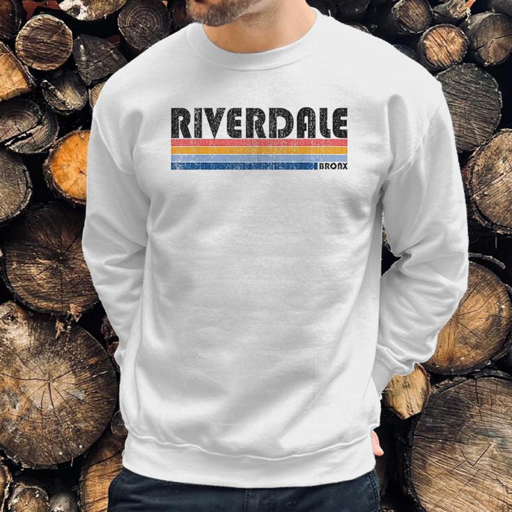 Vintage 1980S Style Riverdale Ny Sweatshirt Gifts for Him