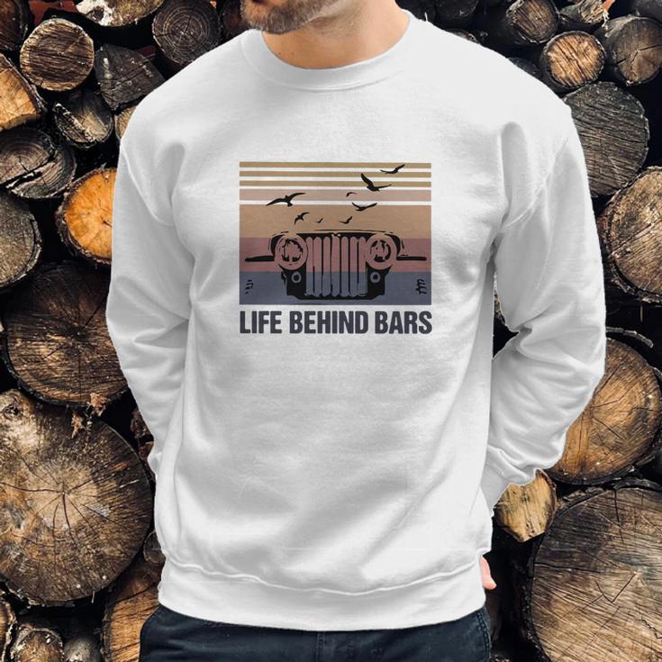 Vintage Jeep Life Behind Bars Shirt Sweatshirt Gifts for Him