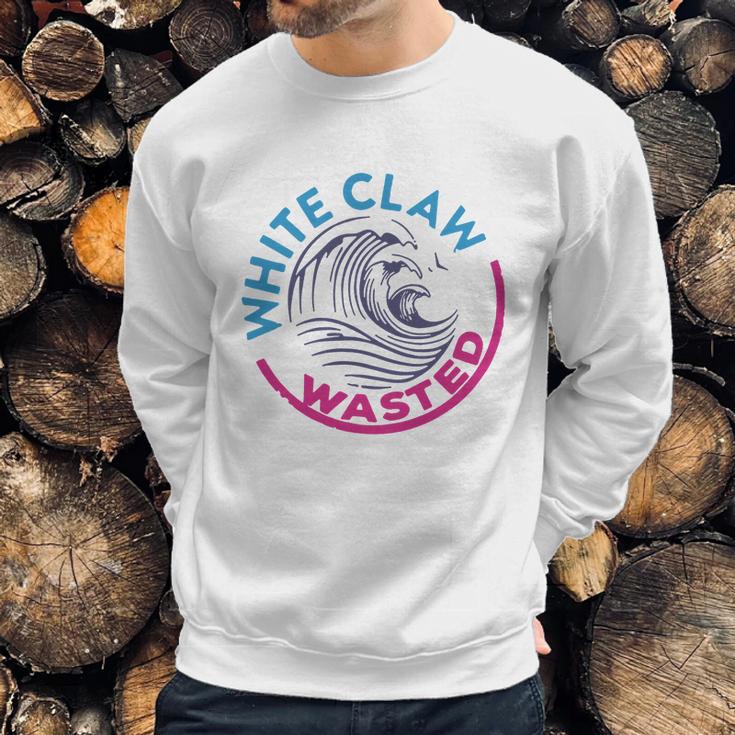 White Claw Wasted T-Shirt Sweatshirt Gifts for Him