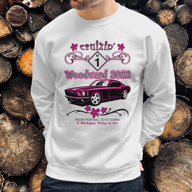 Woodward Avenue Cruise 2022 M1 Pink Style Sweatshirt Gifts for Him