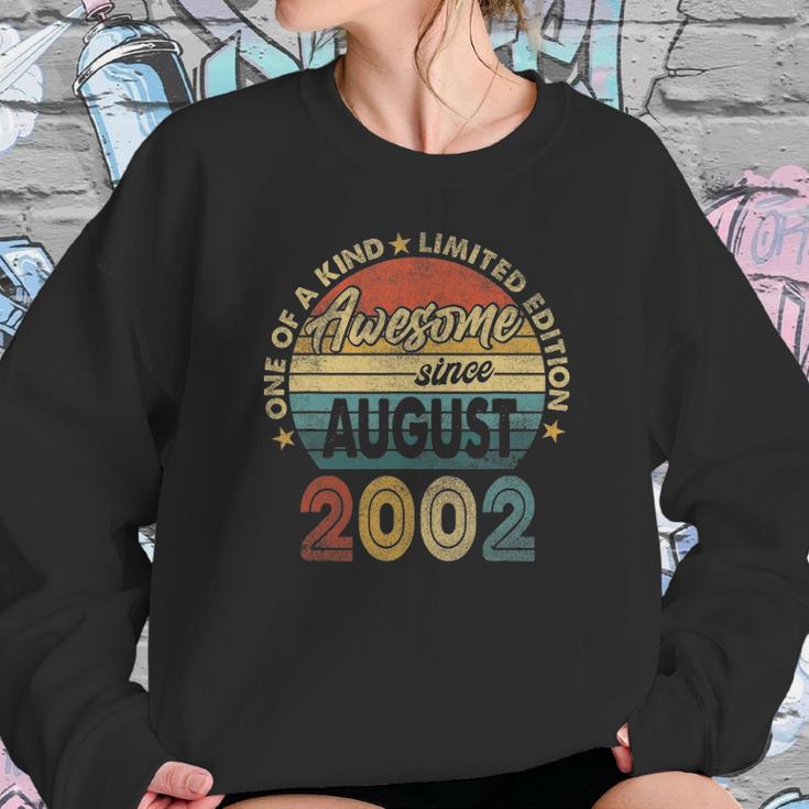 19 Years Old 19Th Birthday Men Awesome Since August 2002 Ver2 Sweatshirt Gifts for Her