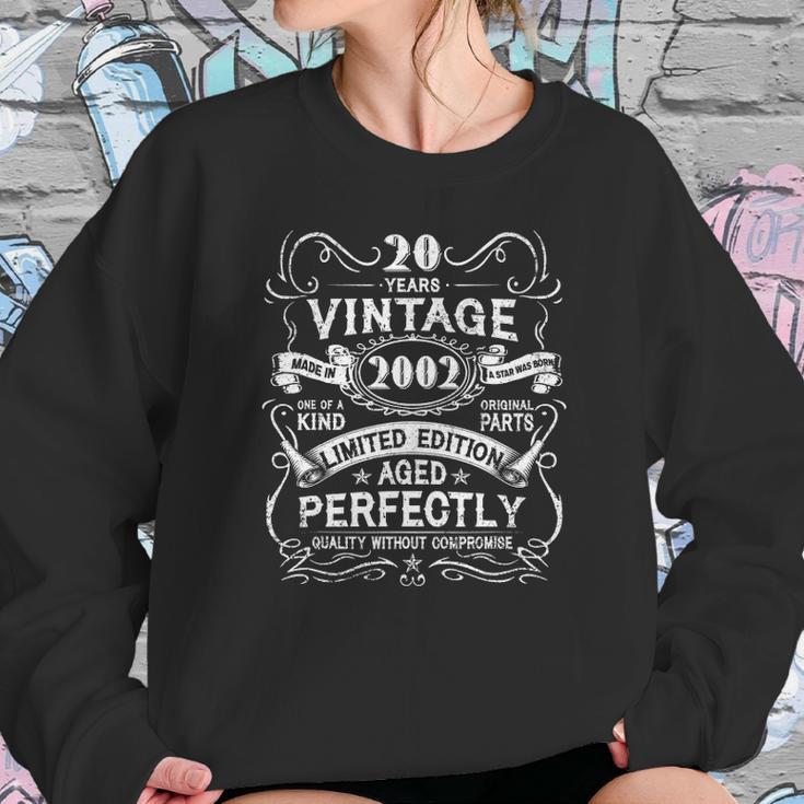 20 Years Old Vintage Made In 2002 20Th Birthday Gifts Sweatshirt Gifts for Her