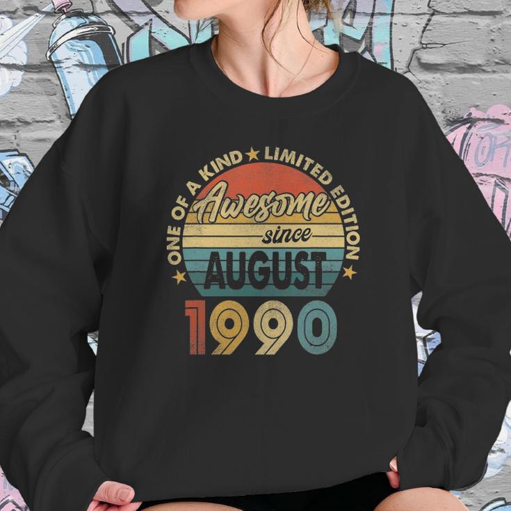 31 Years Old 31St Birthday Men Awesome Since August 1990 Ver2 Sweatshirt Gifts for Her