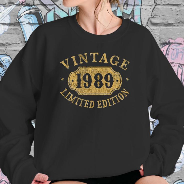 32 Years Old 32Nd Birthday Anniversary Gift Limited 1989 Ver2 Sweatshirt Gifts for Her